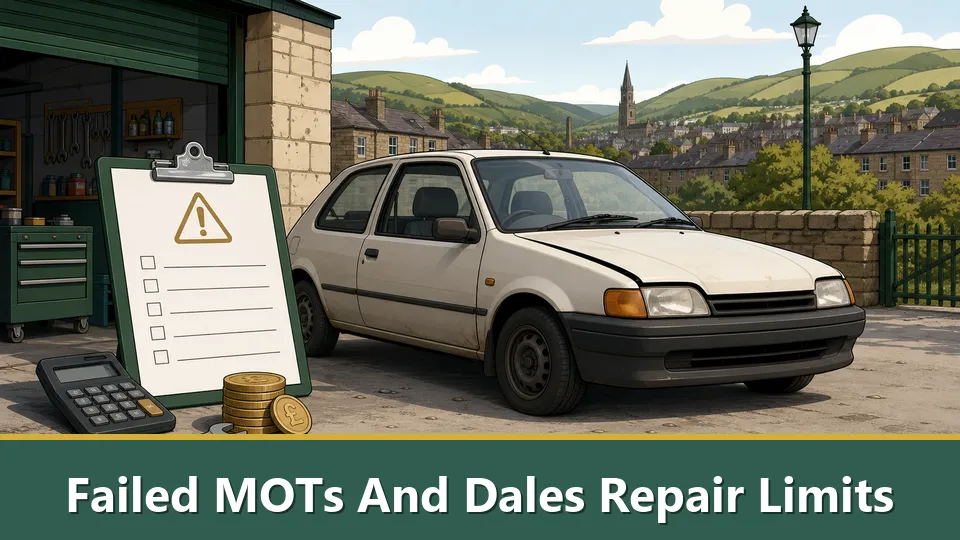 Failed MOTs And Dales Repair Limits